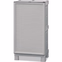 ARMADIO DA ESTERNO - Mobile outdoor, Armadio balcone multiuso, Armadietto outdoor, 100% Made in Italy, Grigio chiaro, 50x39h9 ...