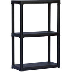 Armadio da esterno Edmonda, Scaffale outdoor, Armadio balcone multiuso a 1 ripiano, 100% Made in Italy, 60x30h90 cm, Antracite - Dmora