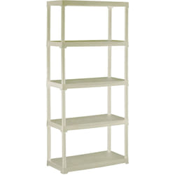 Armadio da esterno Gelsomina, Scaffale outdoor, Armadio balcone multiuso, Armadietto da esterno, 100% Made in Italy, 80x40h176 cm, Bianco - Dmora