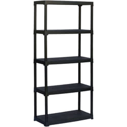 Armadio da esterno Aurelian, Scaffale outdoor, Armadio balcone multiuso, Armadietto da esterno, 100% Made in Italy, Antracite, 90x40h176 cm - Dmora