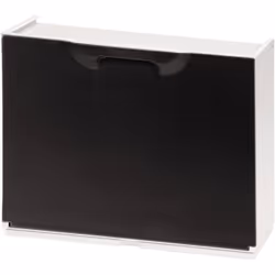 SCARPIERA - Porta scarpe salvaspazio, Scarpiera da ingresso, Armadio scarpiera a 1 anta, 100% Made in Italy, 51x17h40 cm, Ner ...