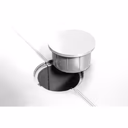 Tavolo da esterno Anatre, Tavolo rettangolare, Tavolo allungabile da giardino o da bar, 100% Made in Italy, Cm 160-220x90h74, Bianco - Vista aggiuntiva 4