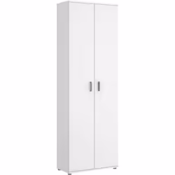 ARMADIO MULTIUSO 2 ANTE - Mobile multifunzione, Guardaroba porta scarpe, 61x35h190 cm, Bianco.STRUTTURA E UTILIZZO - Armadio ...