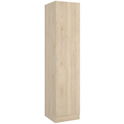 Armadio multiuso 1 anta Nxy, Mobile appendiabiti per camera da letto, Armadio multifunzione, 41x52h184 cm, Rovere - Dmora