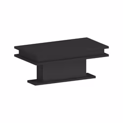 Tavolino da salotto Iside, Tavolino soggiorno, Mobile portaoggetti basso, Tavolino da caffÃ¨, 100x55h42 cm, Antracite con luce LED - Vista aggiuntiva 2