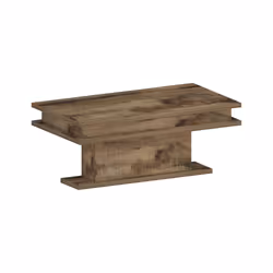 Tavolino da salotto Iside, Tavolino soggiorno, Mobile portaoggetti basso, Tavolino da caffÃ¨, 100x55h42 cm, Acero con luce LED - Vista aggiuntiva 2