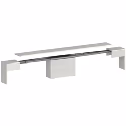 PANCA - Seduta per tavolo da pranzo, Panca singola allungabile, 290x25h45 cm, Bianco. STRUTTURA E UTILIZZO - Panca allungabil ...