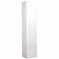 ARMADIO MULTIUSO 1 ANTA - Mobile multiuso a 1 anta, Guardaroba multifunzione, 45x35h190 cm, Bianco. STRUTTURA E UTILIZZO - Ar ...