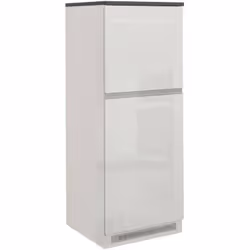 DISPENSA DA CUCINA - Armadio multiuso, Mobile per cucinotto, Portafrigo multifunzione, 100% Made in Italy, 60x60h165 cm, Bian ...