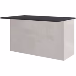 ISOLA DA CUCINA - Armadio multiuso, Mobile per cucinotto, Tavolo ausiliario, 100% Made in Italy, 155x90h90 cm, Bianco lucido ...