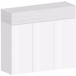 SCARPIERA - Porta scarpe salvaspazio a 4 ante, Armadio multifunzione da ingresso, 114x38h100 cm, Bianco effetto larice. STRUT ...