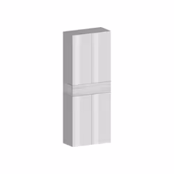 Scarpiera Asklol, Porta scarpe salvaspazio a 5 ante, Armadio multifunzione da ingresso, 76x38h200 cm, Bianco effetto larice