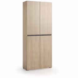 ARMADIO MULTIUSO GRANDE - Scarpiera con ripiani regolabili, Mobile porta scarpe a 4 ante, 100% Made in Italy, 80x37h195 cm, O ...