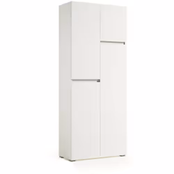 ARMADIO MULTIUSO GRANDE - Mobile multiuso a 4 ante, Armadietto porta scarpe, Guardaroba salvaspazio, 100% Made in Italy, 80x3 ...
