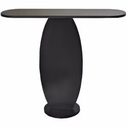 CONSOLLE - Tavolo multiuso, Mobiletto d'appoggio, Scrivania da corridoio, 100x30h81 cm, Antracite. STRUTTURA E UTILIZZO - Con ...