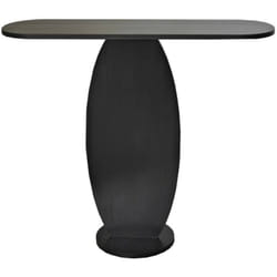 Consolle Assuntina, Tavolo multiuso, Mobiletto d'appoggio, Scrivania da corridoio, 100x30h81 cm, Antracite - Dmora