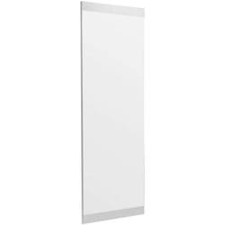 Dmora - Specchio Fiammetta, Specchiera, Articolo d'arredo a muro, Decorazione con specchio, 40x2h120 cm, Bianco