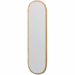 SPECCHIO - Specchiera, Articolo d'arredo a muro, Decorazione con specchio, 40x2h120 cm, Rovere. STRUTTURA E UTILIZZO - Specch ...