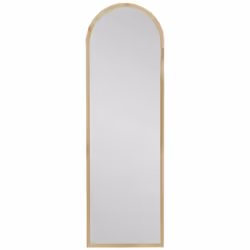 SPECCHIO - Specchiera, Articolo d'arredo a muro, Decorazione con specchio, 50x2h160 cm, Rovere. STRUTTURA E UTILIZZO - Specch ...