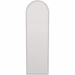 SPECCHIO - Specchiera, Articolo d'arredo a muro, Decorazione con specchio, 50x2h160 cm, Bianco. STRUTTURA E UTILIZZO - Specch ...