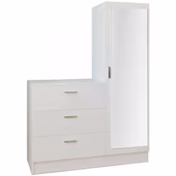 MOBILE DA INGRESSO - Entratina appendiabiti, Composizione per atrio, Consolle portaoggetti multifunzione, 60x47h72 cm, Bianco ...