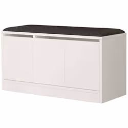 SCARPIERA - Mobile portascarpe, Armadio da ingresso multiuso, Mobiletto per calzature, 90x36h46 cm, Bianco. STRUTTURA E UTILI ...