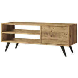 Dmora - Mobile porta TV Max, Credenza da soggiorno, Armadio basso per TV, Base parete attrezzata, 110x40h44 cm, Quercia