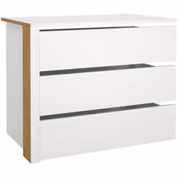 CASSETTIERA - Settimino multiuso, Comò camera da letto, Mobile con cassetti, 87x55 h70 cm, Bianco. STRUTTURA E UTILIZZO - Mob ...