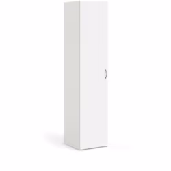 ARMADIO MULTIUSO 1 ANTA - Mobile multifunzionale, Mobiletto scarpiera, Guardaroba porta scarpe, 42x39 h175 cm, Bianco. STRUTT ...