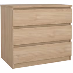 CASSETTIERA - Settimino multiuso, Comò camera da letto, Mobile con cassetti, 77x50 h70 cm, Rovere. STRUTTURA E UTILIZZO - Mob ...