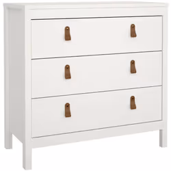 CASSETTIERA - Settimino multiuso, Comò camera da letto, Mobile con cassetti, 82x38 h80 cm, Bianco. STRUTTURA E UTILIZZO - Mob ...