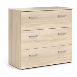 CASSETTIERA - Settimino multiuso, Comò camera da letto, Mobile con cassetti, 74x36 h70 cm, Quercia. STRUTTURA E UTILIZZO - Mo ...