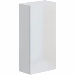 MOBILE PENSILE - Armadietto sospeso, Mobiletto a muro, Armadio ausiliario multifunzione, 30x16 h60 cm, Bianco lucido. STRUTTU ...