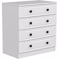 CASSETTIERA - Settimino multiuso, Comò camera da letto, Mobile con cassetti, 72x42 h77 cm, Bianco. STRUTTURA E UTILIZZO - Mob ...