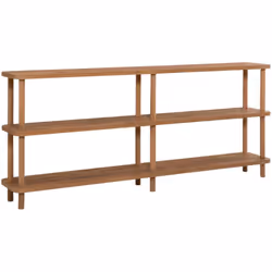 LIBRERIA - Scaffale da ufficio, Mobile portalibri, Biblioteca, 180x35 h75 cm, Quercia. STRUTTURA E UTILIZZO - Mobile porta li ...