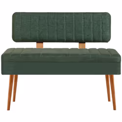 PANCA - Panchina multiuso, Seduta per ospiti, Cassapanca multifunzione, 90x39 h40 cm, Quercia e Verde. STRUTTURA E UTILIZZO - ...