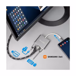 Vultech ATC-01 adattatore grafico USB Argento - Vista aggiuntiva 4
