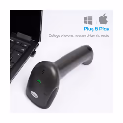Vultech Barcode Wireless 2,4 Ghz Bluetooth LASER 1D - Vista aggiuntiva 5