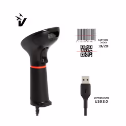Vultech Lettore ottico di codici a barre 2D con connessione USB - Vista aggiuntiva 5