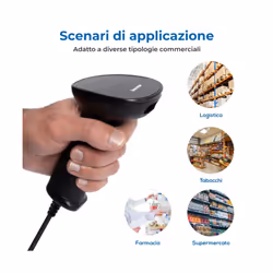 Vultech Lettore ottico di codici a barre 2D con connessione USB - Vista aggiuntiva 8