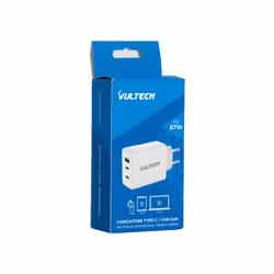 Vultech CC-367PDCUGWH Caricabatterie per dispositivi mobili Universale Bianco AC Ricarica rapida Interno - Vista aggiuntiva 4