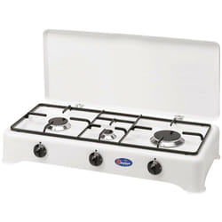 Cf Parker - Fornello a Gas Gpl / Metano 3 Fuochi con Valvola di Sicurezza cfparker mod. 5324GPS Metano