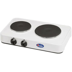 Cf Parker - Fornello Elettrico a 2 Piastre Potenza 1000 + 1500 Watt