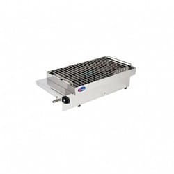 Parker - cf Barbecue Sole Cottura Radiante Grill Gas Acciaio Inox 18/10 Made in Italy 4 Kw Senza Valvola di Sicurezza