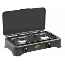 Cf Parker - fornello a gas metano / gpl a 2 fuochi grigio grafite cfparker mod. 5326GSP Gpl