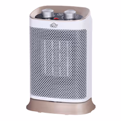 DCG Eltronic PTC0589, Riscaldatore ambiente elettrico a infrarossi, Ceramica, Interno, Pavimento, Tavolo, Marrone, Bianco, Ma ...