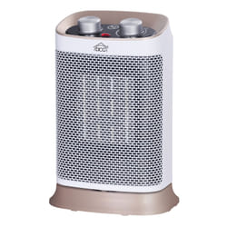 DCG Eltronic PTC0589 stufetta elettrica Interno Marrone, Bianco 1500 W Riscaldatore ambiente elettrico a infrarossi