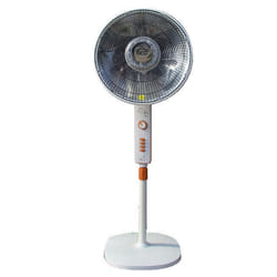 DCG Eltronic SA9680 stufetta elettrica Interno Arancione, Bianco 900 W Riscaldatore ambiente elettrico con ventilatore