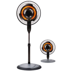 DCG Eltronic VESA05 stufetta elettrica Interno Nero, Grigio 2000 W Riscaldatore ambiente elettrico con ventilatore