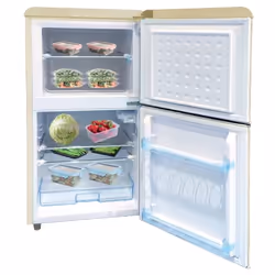 DCG Eltronic MF110CCDP frigorifero con congelatore Libera installazione 110 L Crema - Vista aggiuntiva 2